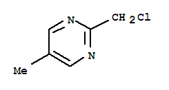 Structure of Pyrimidine, 2-(chloromethyl)-5-methyl