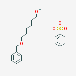 Structure of 1-Hexanol, 6-(phenylmethoxy)-, 4-methylbenzenesulfonate