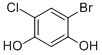 Structure of 1,3-BENZENEDIOL, 4-BROMO-6-CHLORO-