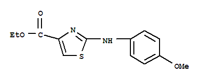 Structure of Ethyl 2-(4-methoxy-phenylamino)-4-thiazolecarboxylate