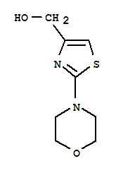 (2-Morpholino-1,3-thiazol-4-yl)methanol结构式