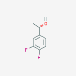 (R)-1-(3,4-Difluorophenyl)ethanol结构式