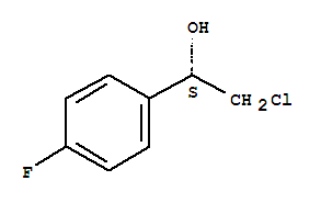 Structure of (S)-2-CHLORO-1-(4-FLUOROPHENYL)ETHANOL