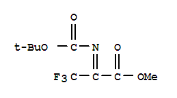 Structure of METHYL 2-[TERT-BUTOXYCARBONYLIMINO]-3,3,3-TRIFLUOROPROPIONATE