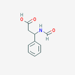 Structure of 3-(Formylamino)-3-phenylpropanoic acid