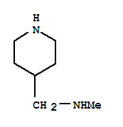 Structure of METHYL-PIPERIDIN-4-YLMETHYL-AMINE