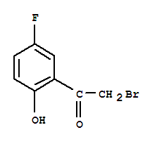 Structure of 2-BROMO-1-(5-FLUORO-2-HYDROXYPHENYL)ETHANONE