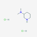 Structure of N,N-DIMETHYLPIPERIDIN-3-AMINE DIHYDROCHLORIDE