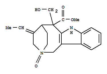 Structure of (5S)-4-[(E)-Ethylidene]-1,3,4,5,6,7-hexahydro-6-hydroxymethyl-6β-methoxycarbonyl-2α,5-ethano-2H-azocino[4,3-b]indole 2-oxide