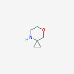 7-Oxa-4-azaspiro[2.5]octane结构式