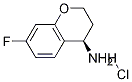 Structure of (4R)-7-fluoro-3,4-dihydro-2H-chromen-4-amine,hydrochloride