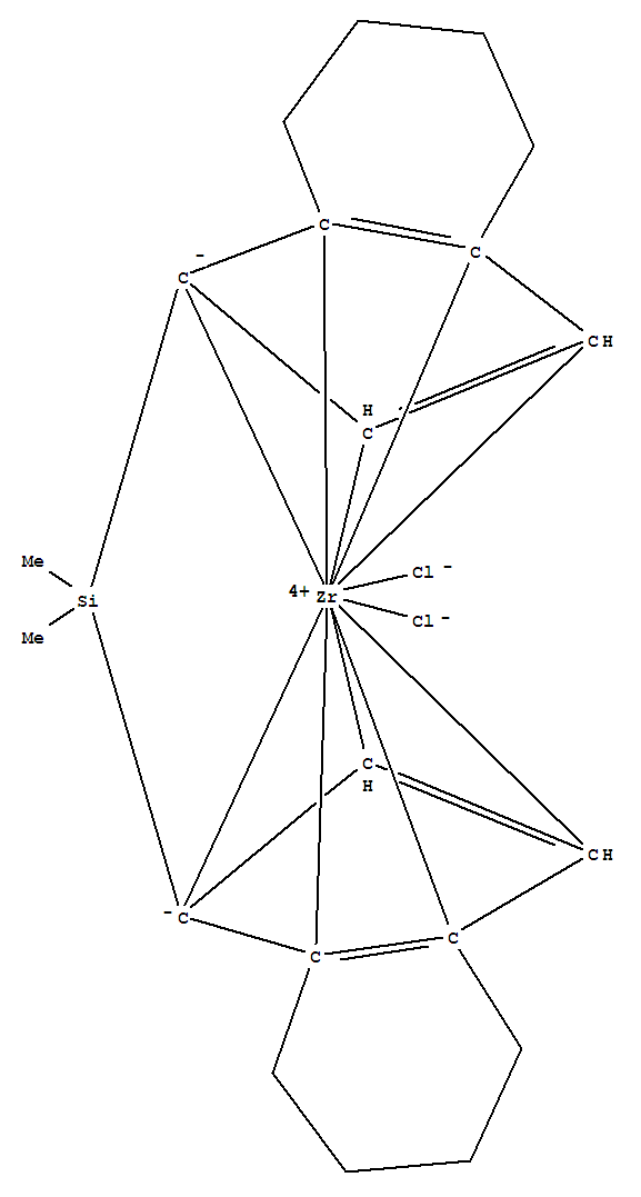 Structure of RAC-DIMETHYLSILYLENEBIS(4,5,6,7-TETRAHYDRO-1-INDENYL)ZIRCONIUM(IV) DICHLORIDE
