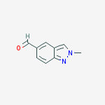 Structure of 2-methylindazole-5-carbaldehyde