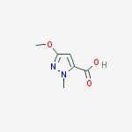 Structure of 5-methoxy-2-methylpyrazole-3-carboxylic acid