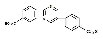 Structure of 2,5-Di(4-carboxyphenyl)pyrimidine