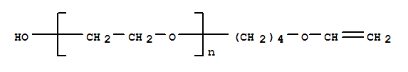 Chemical structure of 2-(4-ethenoxybutoxy)ethanol