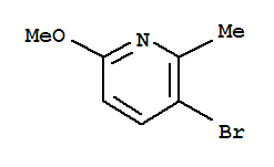 2-甲氧基-5-溴-6-甲基吡啶结构式