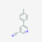Structure of 5-p-tolylpyridine-3-carbonitrile