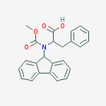 Structure of 2-(9H-FLUOREN-9-YLMETHOXYCARBONYLAMINO)-3-PHENYL-PROPIONIC ACID
