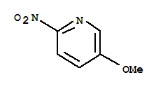 Structure of Pyridine,5-methoxy-2-nitro