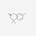 Structure of 4,4,7-Trimethyl-1,2,3,4-tetrahydroisoquinoline