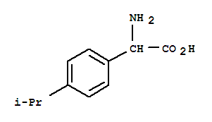 Structure of 2-AMINO-2-(4-ISOPROPYLPHENYL)ACETIC ACID