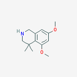 Structure of 5,7-Dimethoxy-4,4-dimethyl-1,2,3,4-tetrahydroisoquinoline