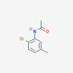 Structure of Acetamide, N-(2-bromo-5-methylphenyl)-