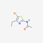Structure of 2-Acetamido-5-bromo-4-ethylthiazole