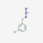 Structure of Benzene, 1-(azidomethyl)-3-bromo-