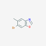 6-bromo-5-methylBenzoxazole结构式