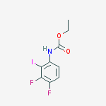 Structure of ethyl 3,4-difluoro-2-iodophenylcarbaMate