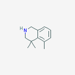 Structure of 4,4,5-Trimethyl-1,2,3,4-tetrahydroisoquinoline