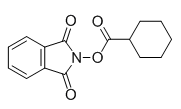 Structure of 2-[(cyclohexylcarbonyl)oxy]-1H-isoindole-1,3(2H)-dione
