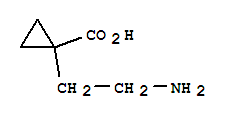 Structure of 1-(2-AMINOETHYL)CYCLOPROPANECARBOXYLIC ACID