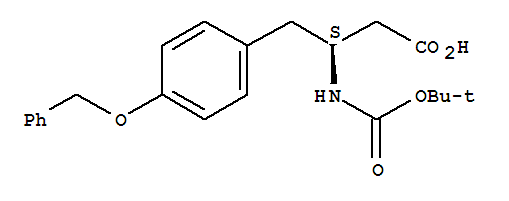 Structure of BOC-L-BETA-HOMOTYROSINE(OBZL)