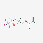 Structure of 2-Methyl-2-(trifluoromethylsulfonamido)propyl methacrylate