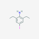 Benzenamine, 2,6-diethyl-4-iodo-结构式