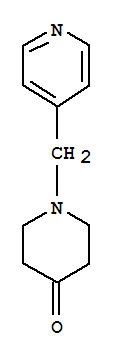 1-((吡啶-4-基)甲基-4-哌啶酮结构式