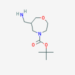 Structure of Tert-butyl 6-(aminomethyl)-1,4-oxazepane-4-carboxylate