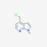 Structure of 4-Chloromethyl-1H-pyrrolo[2,3-b]pyridine