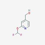 Structure of (2-(difluoroMethoxy)pyridin-4-yl)Methanol