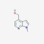Structure of (1-methyl-1H-pyrrolo[2,3-b]pyridin-4-yl)methanol