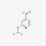 Structure of 2-(difluoroMethoxy)isonicotinaldehyde