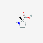 Structure of L-Proline, 1,2-dimethyl-