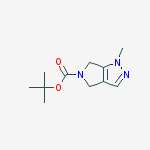 Structure of tert-Butyl 1-methyl-4,6-dihydropyrrolo[3,4-c]pyrazole-5(1H)-carboxylate