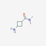 Structure of (1s,3s)-3-aMino-N,N-diMethylcyclobutane-1-carboxaMide