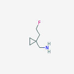 Structure of [1-(2-fluoroethyl)cyclopropyl]MethanaMine