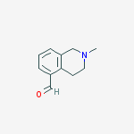 Structure of 1,2,3,4-tetrahydro-2-methyl- 5-Isoquinolinecarboxaldehyde