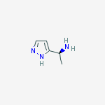 (S)-1-(1H-pyrazol-3-yl)ethanaMine结构式